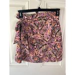 Molly Bracken  MINI WRAP SKIRT Pink Jeanne Floral Size Small Woman’s Photo 5