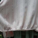 Thereabouts Blouse Blush Rose Metallic Stripe Top Size Junior 3XL Pink Photo 11