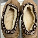 Wtoky Suede Fur Fleece Lined Brown Short Mini Boot Tasman Slippers Photo 4
