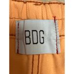 Urban Outfitters BDG Women's Orange Frayed Raw Hem Straight Leg Cargo Shorts S Photo 3