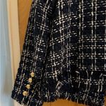 Nanette Lepore  Navy Tweed Blazer Photo 9