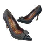 Sam Edelman * Padma Pump Heels Womens 6.5 Black Studs Bows Witchy Dark Academia Photo 7