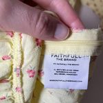 Faithfull the Brand Sage Mini Dress in Santa Maria Floral Yellow Sz XS Photo 13