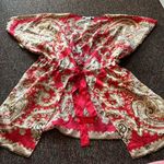 CAbi  silk tie front cardigan small Photo 1