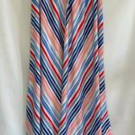 Time And Tru  Handkerchief Hem Maxi Skirt - Red/White/Blue Stripe - Size Medium Photo 1
