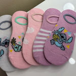 Disney 5 Pairs of Lilo & Stitch No show socks  Photo 0