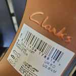 Clarks Black Strappy Block Heel Sandals Size 8.5 New Super Comfortable New Photo 3