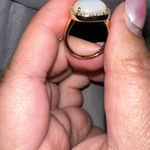 Jupiter Women's Natural Gemstone Mother of Pearl Ring Gold Size 6 Photo 14