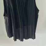 Nasty Gal Mock Neck Pleated Sleeveless Blouse Size M Photo 4