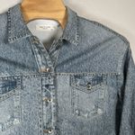Rag and Bone Miramar Cropped Jacket Womens Size XL Blue Medium Wash Denim Photo 1