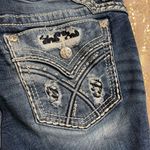 Miss Me  Rhinestone Western Curvy Skinny Jeans, Size 12/30 Photo 2