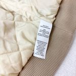 Alpine Design  Tan Sandy Clay 100%Organic Cotton Corduroy Quilted hooded Jacket L Photo 5