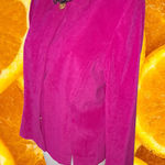 Leslie Fay  Pink Covered Button Blouse with Scarf‎ Size 10 Photo 0