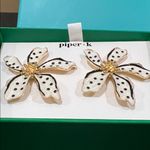 Piper  K | Holiday Orchid Flower Earrings Photo 3