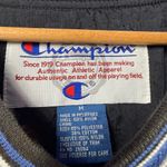Champion Vintage  St. Denis Softball "Cathy" Pullover Windbreaker in Blue Size M Photo 3