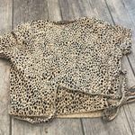 Brandy Melville  Leopard Print Wrap Top Photo 2