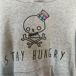 Stay Hungry Pullover Hoodie Gray Size M Photo 2