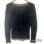 Trina Turk Knit Grandma Cardigan Sweater Photo 1
