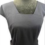 Maggy London Maggie London Women’s 12 Petite Elegant Navy Dress with Square Neckline Photo 1