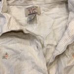 At Last & Co. Striped Button Shirt a size 22/24 New Without Tags White Photo 5