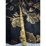 Cache VTG Y2K 90s ‎ BLK Gold Silk Babydoll Cocktail Dress Beaded WhimsyGoth XS-2 Photo 7