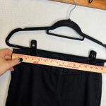 Soft Surroundings  Black Elastic Waist Cropped Pants Women's Size Medium Photo 4