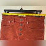Madewell Cali Demi-Boot Jeans in Corduroy Button-Front Edition Size 25 Photo 12