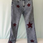 Listicle  Denim Jeans with Star Details Size Small Photo 0