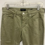 Banana Republic Girlfriend Jeans Crop Green Premium Denim Size 27 Photo 3