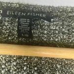 Eileen Fisher  Organic Cotton Poly Slub Knitted Pullover Sweater Large Photo 5