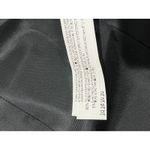 Zara‎ Basic Blazer Jacket Black Gold Zipper Detail Faux Leather Sleeve Small Photo 2