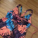 Cupshe  Tropical Tankini Bikini Swimsuit Size 1X Photo 7