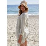 Billabong  Women's Blue Skies Striped Cover Up Dress New! Photo 3