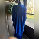 Vintage 80s sequin tank dress with matching shawl set, size 10 Purple Photo 9