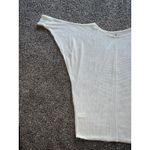 White Birch  Women's White Open Knit Oversized Top Size‎ Large Photo 9