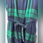 Aerie  plaid holiday winter PJ flannel romper-size small-new with tags Photo 3