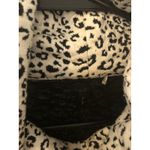 Tyler Boe Women's KIM Cheetah Leopard Animal Print Cowl Neck Dress Small White Photo 2