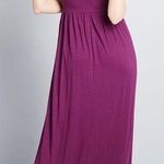 Modcloth Purple Floral Crochet-Accent Sweet Spirit Maxi Dress Bohemian Photo 1