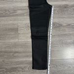 A.Peach Women Black Ankle Motto Hight Waist Elegant Leggings With Details Size M Size M Photo 11