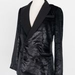 Rachel Zoe . Velvet Shimmer Double Breasted Blazer. Photo 7