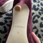 L'Agence Burgundy Lace-Up Boots size 6 Photo 5