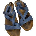 Eurosoft by Sofft Gianetta Blue Strappy Cork Sandals Women's Size 9.5M Photo 0