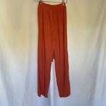 Lulus coral orange wide leg belted pants casual flowy lightweight size XS Photo 5