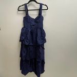 We Wore What Corset Maxi - Size 0 - Navy - NWT Photo 2