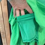 Aerie  pleated tennis skirt skort athletic kelly green pockets high waisted Photo 5