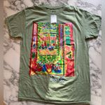 Nordstrom NWT  Rack Artsy Graphic Tee S - need to wash make up on collar Photo 1