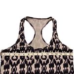 Lululemon Cool Racerback Tank Top Size 10 Ikat Purple Black Lulu Logo Print *See Measurements* Photo 3