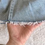 AGOLDE Becker Raw Hem Denim Mini Skirt Blue Size 30 NWT Photo 12