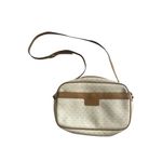 Gucci  Vintage Cream Tan Leather Logo Crossbody Bag Photo 2