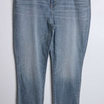 So Slimming Girlfriend Slim Leg Ankle Jean Raw Hem Size 10 Chico's 1.5 Photo 0
